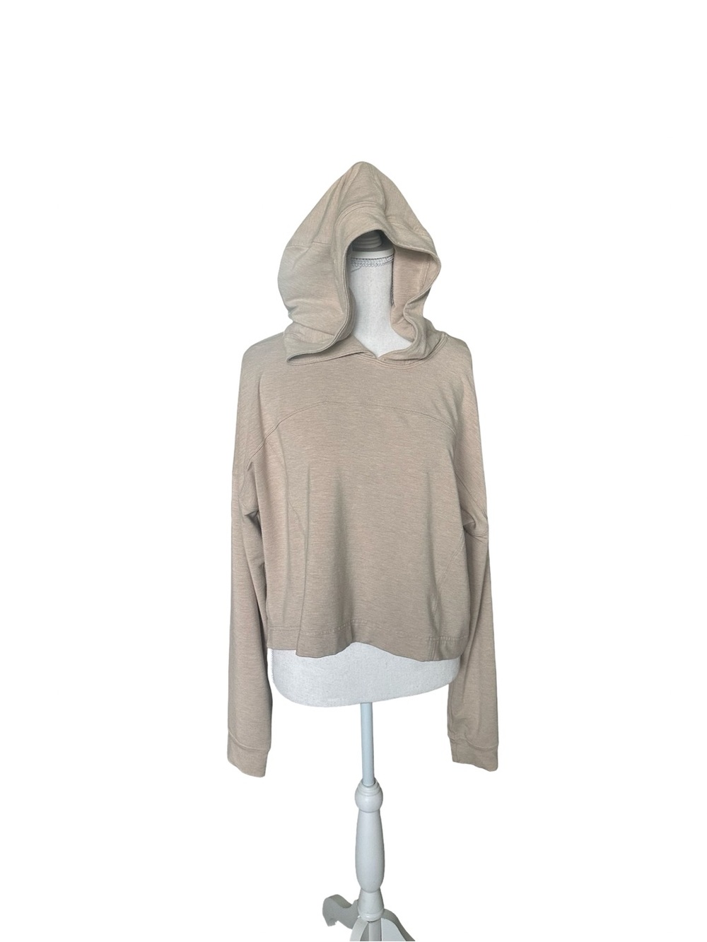 Lululemon Modal Hooded Pullover Taupe Size 12